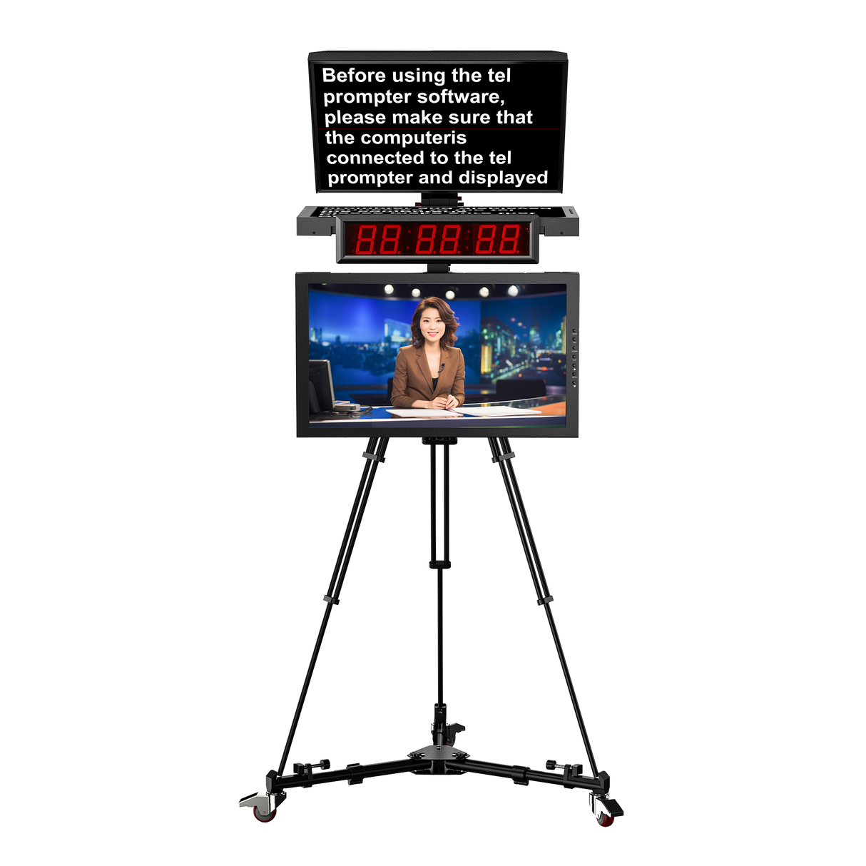 DESVIEW DT series | Teleprompter with full HD monitors in 20 "or 22"